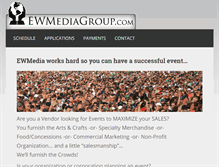 Tablet Screenshot of ewmediagroup.com